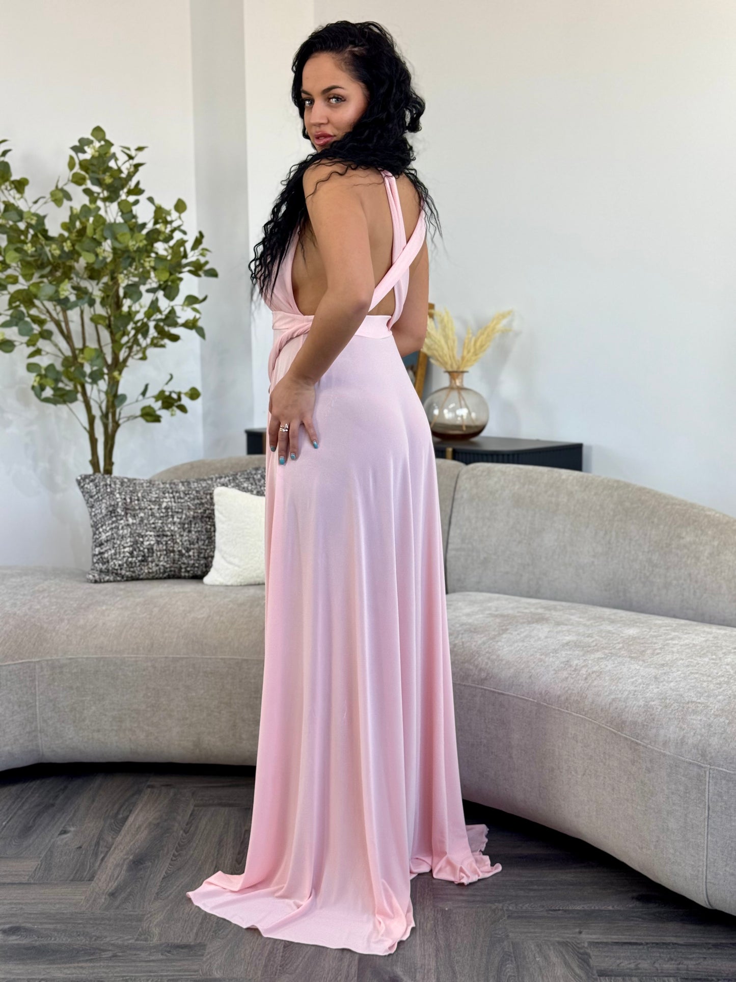 Rochie Versatila - Roz Pal