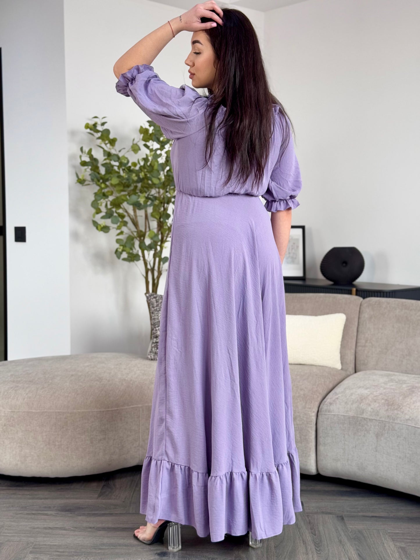 Rochie Anemona Long - Lila