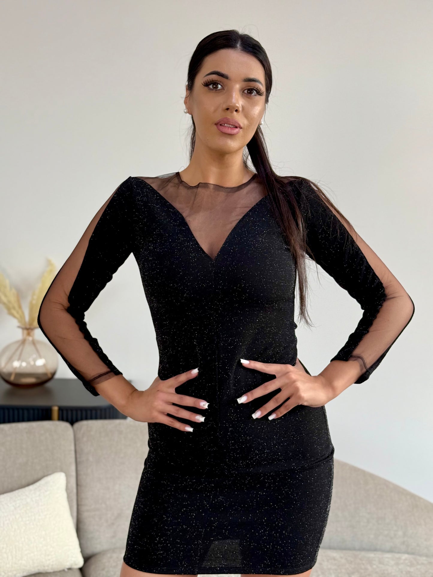 Rochie IONELA - Negru