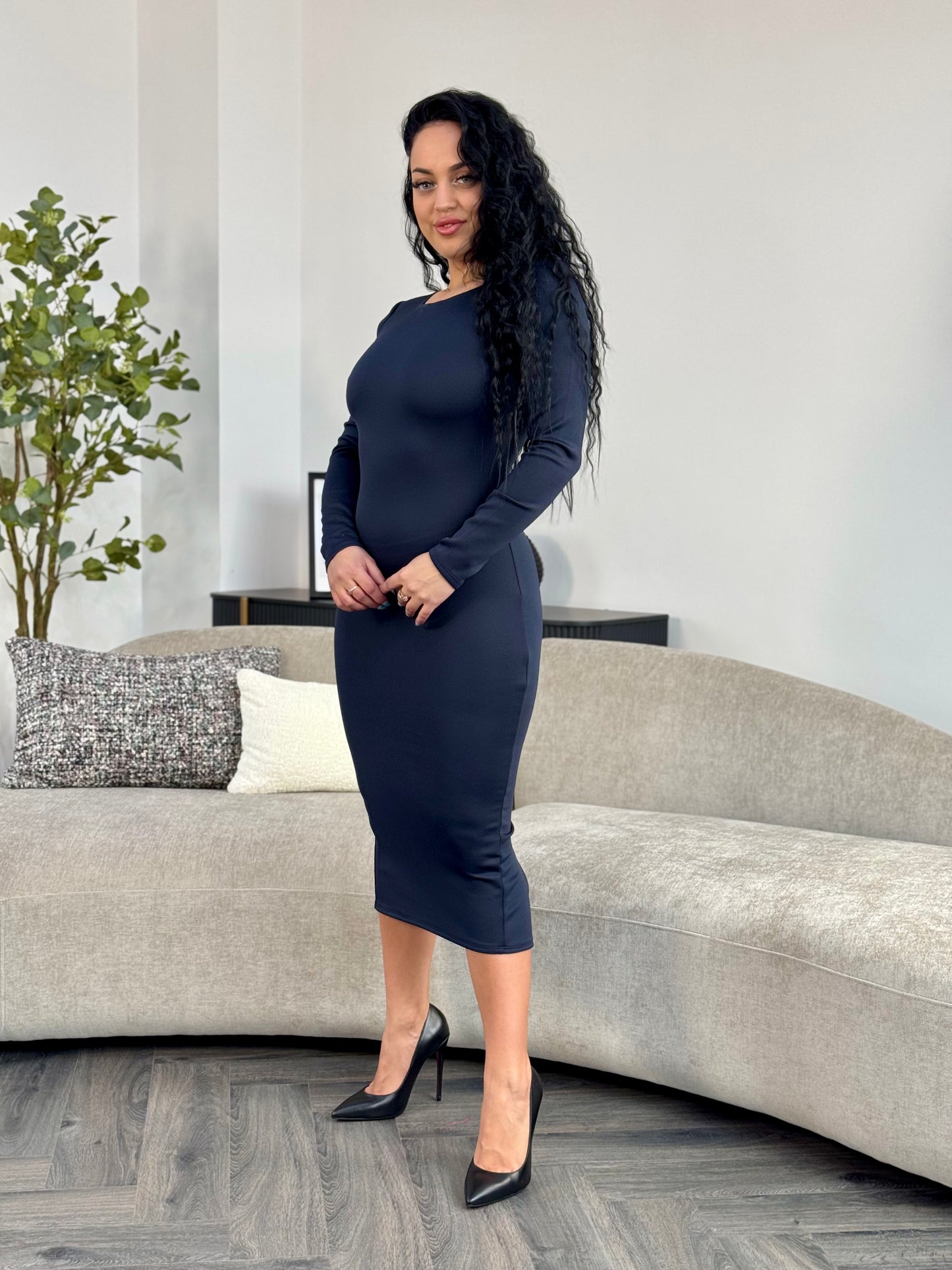 Rochie Aleyna - Bleumarin