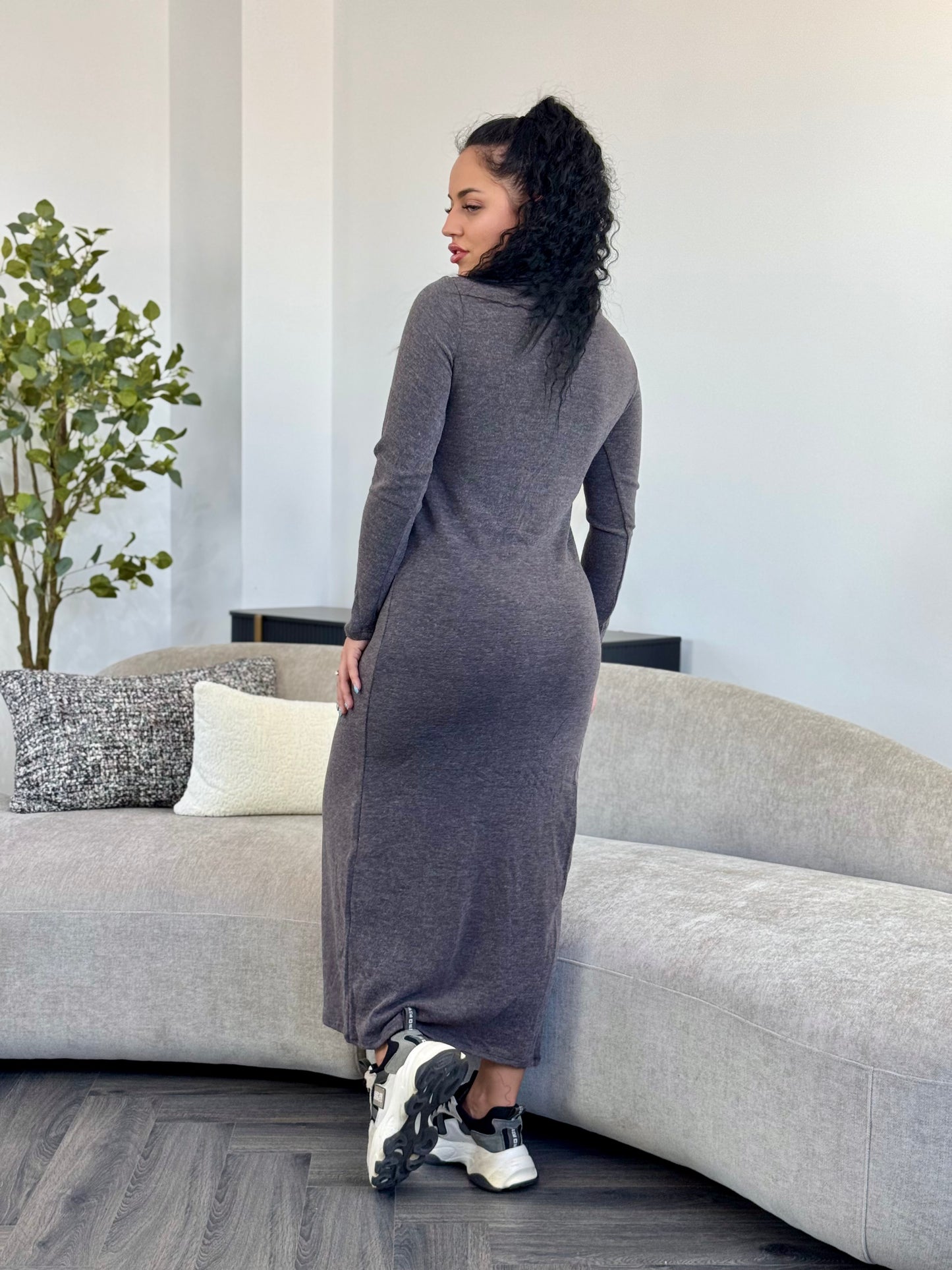 Rochie Theodora - Gri