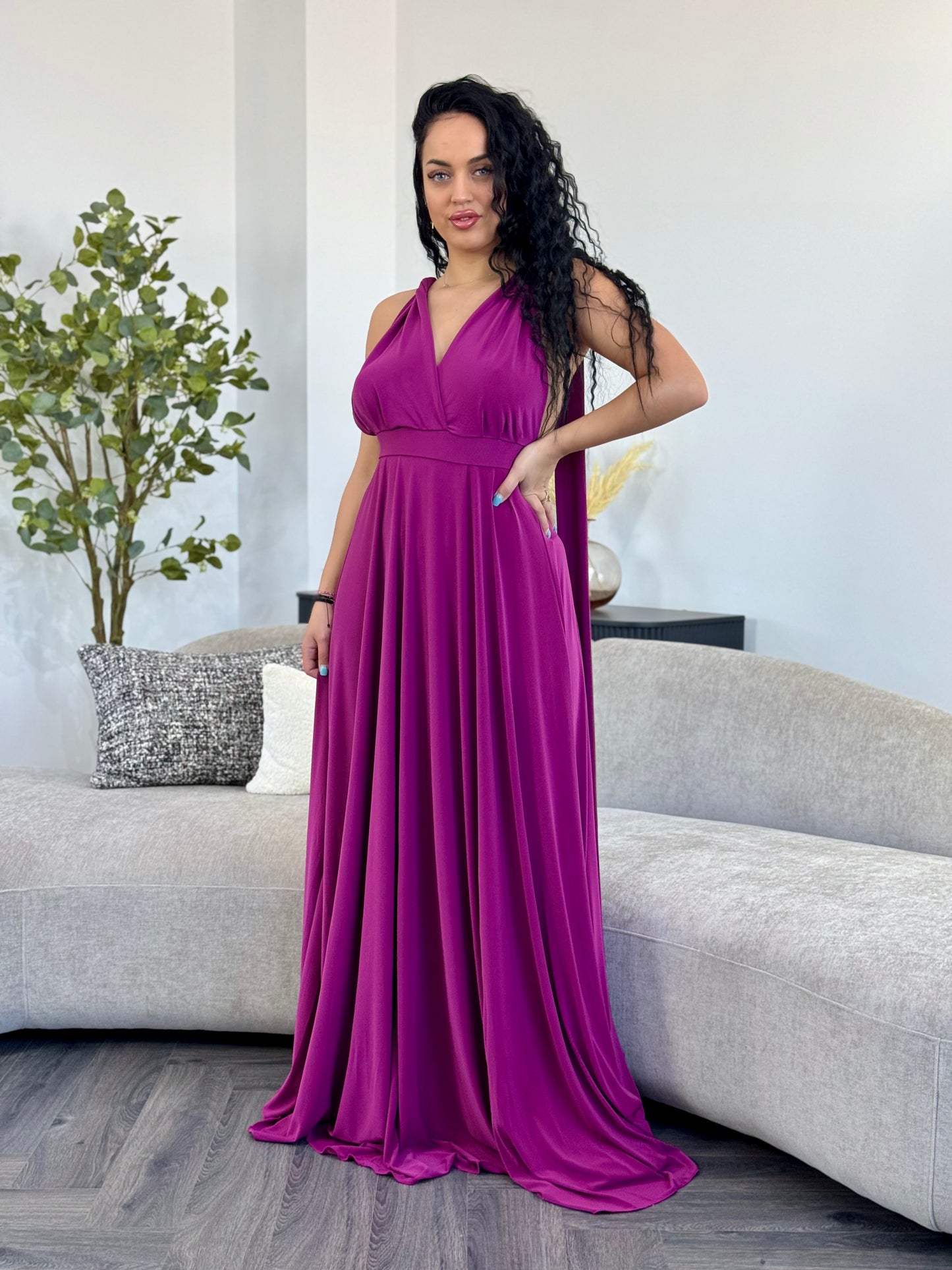 Rochie Versatila - Mov Orhidee