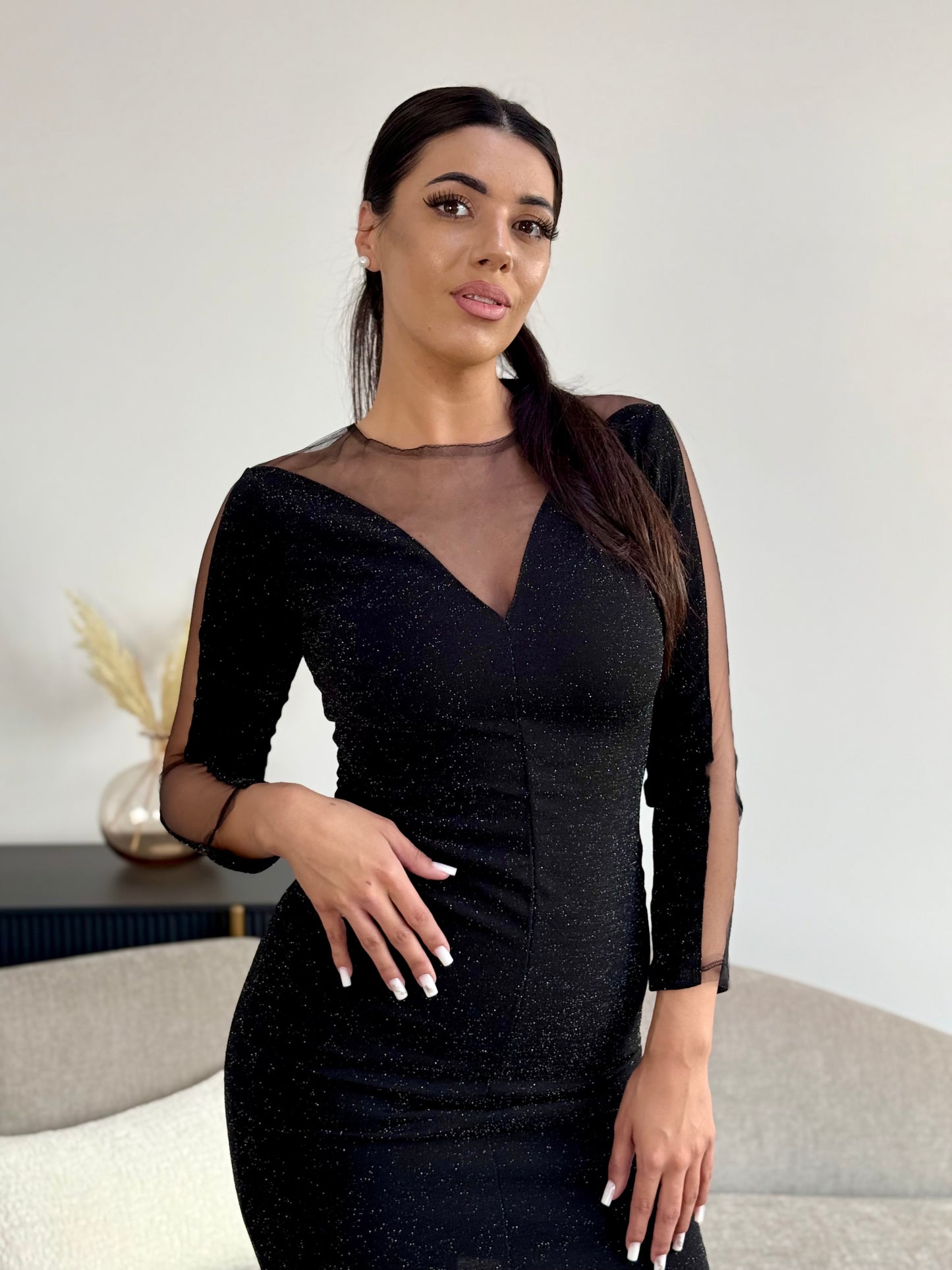 Rochie IONELA - Negru