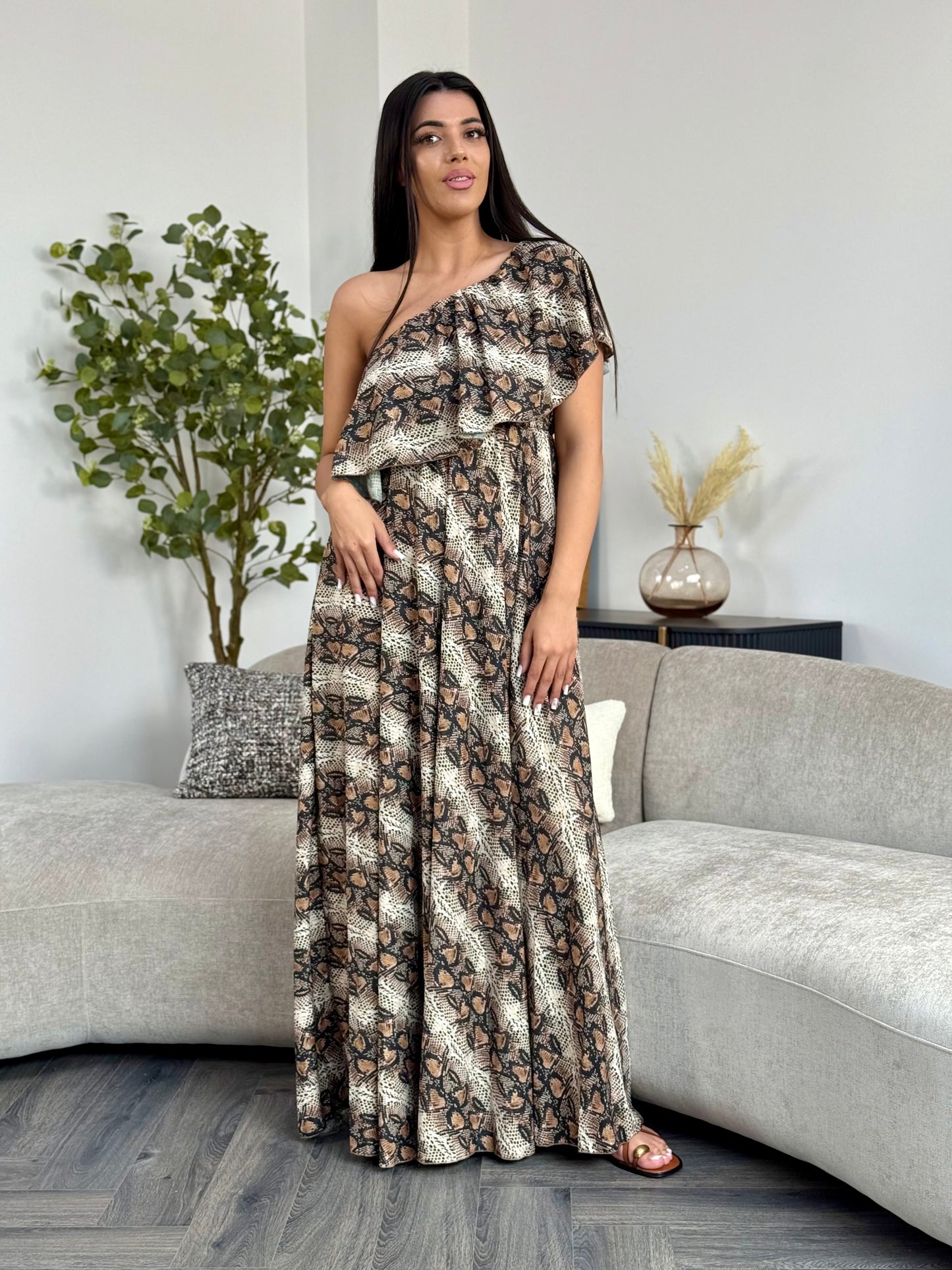 Rochie Lunga Eliza PRINT - Snake