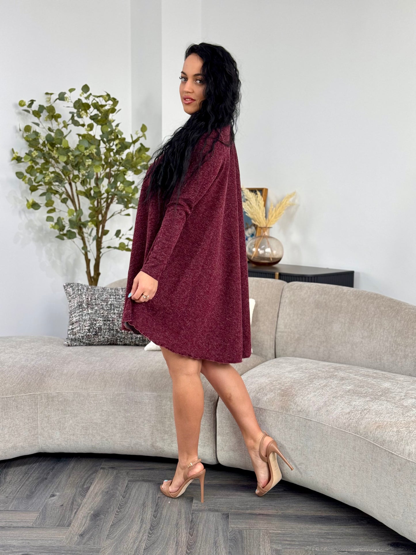 Rochie Karra - Bordo