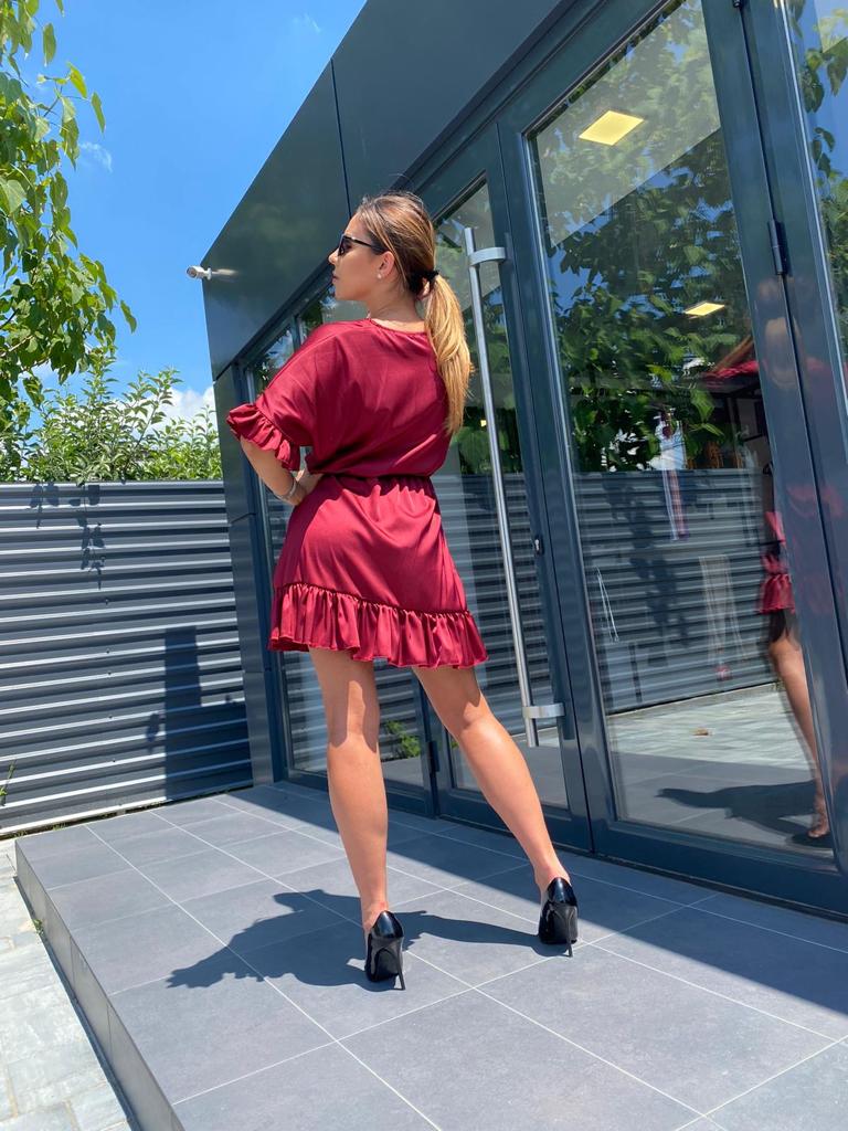 Rochie ARIANA SILKY - BORDO