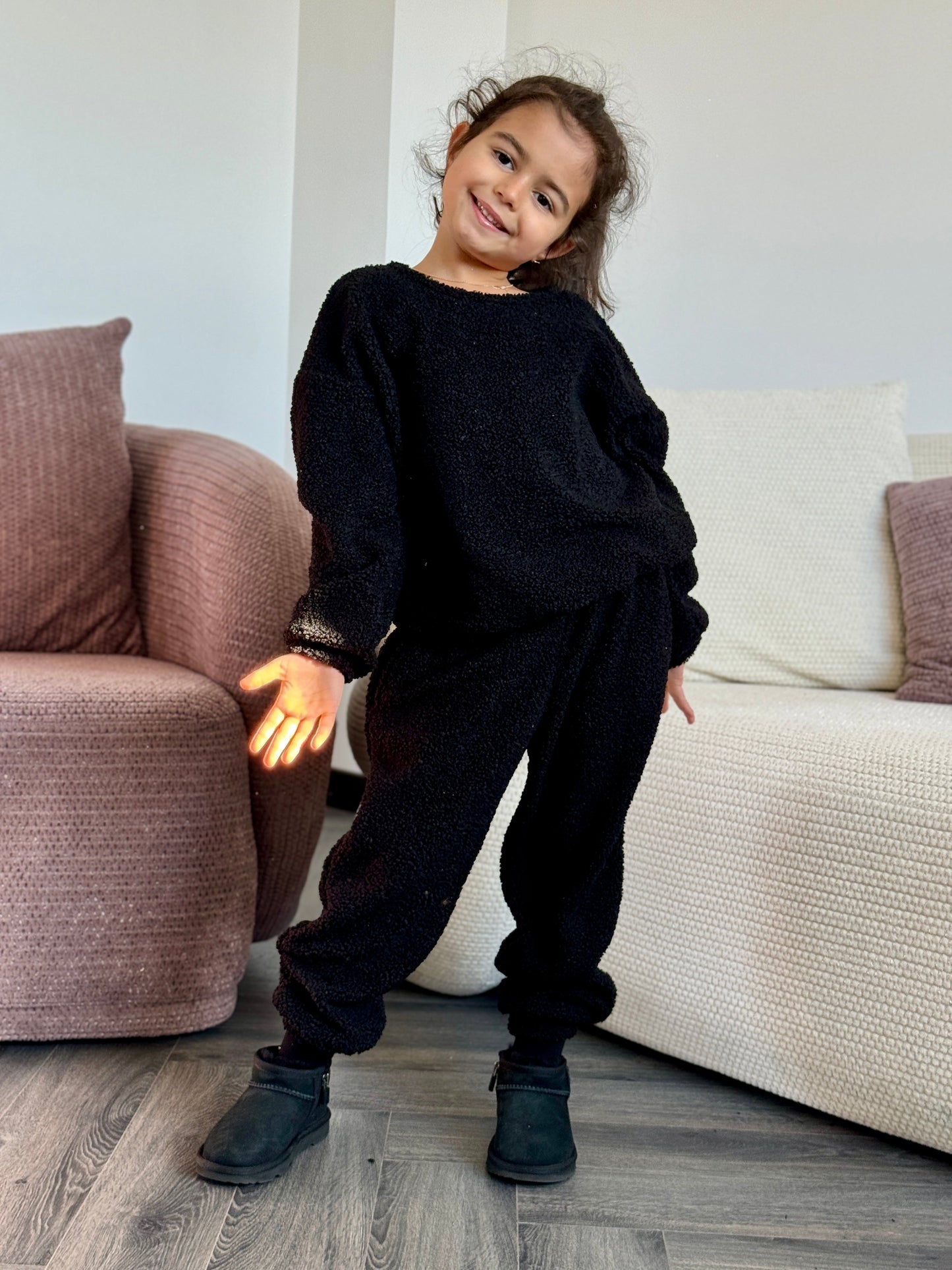 Costum Belle Plush - Negru
