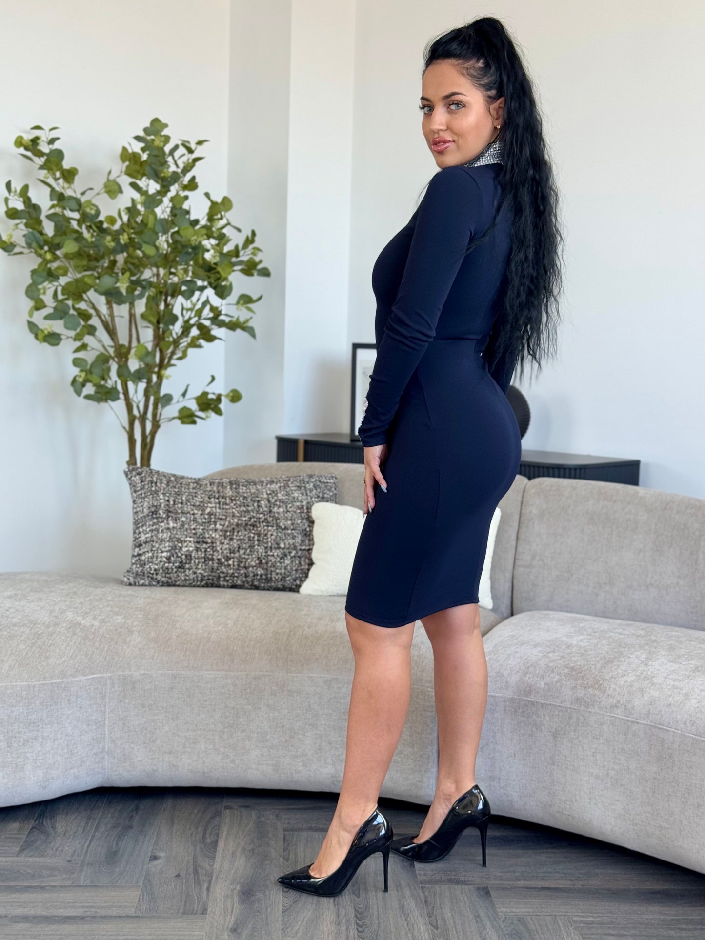 Rochie Sky - Bleumarin