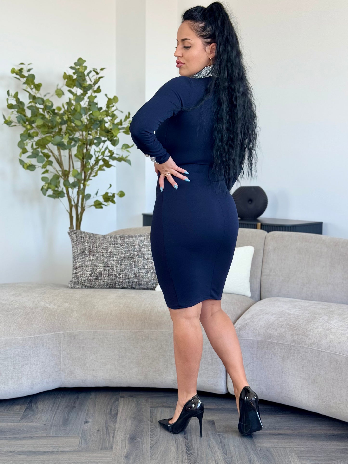 Rochie Sky - Bleumarin