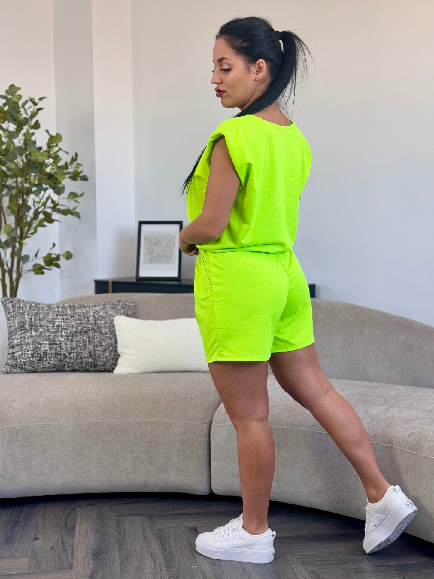 Costum CHERRY - Verde Neon