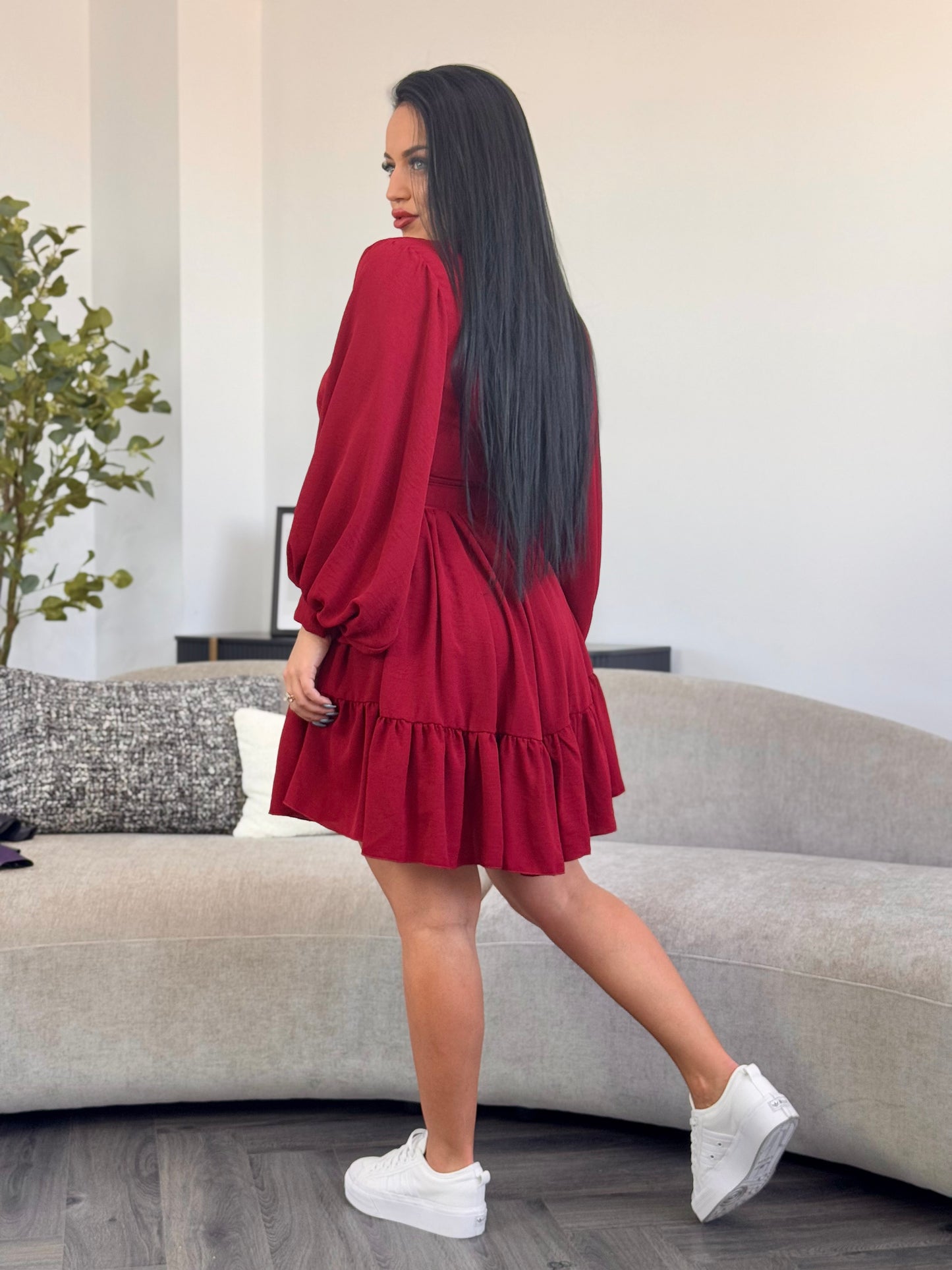 Rochie Christine - Bordo