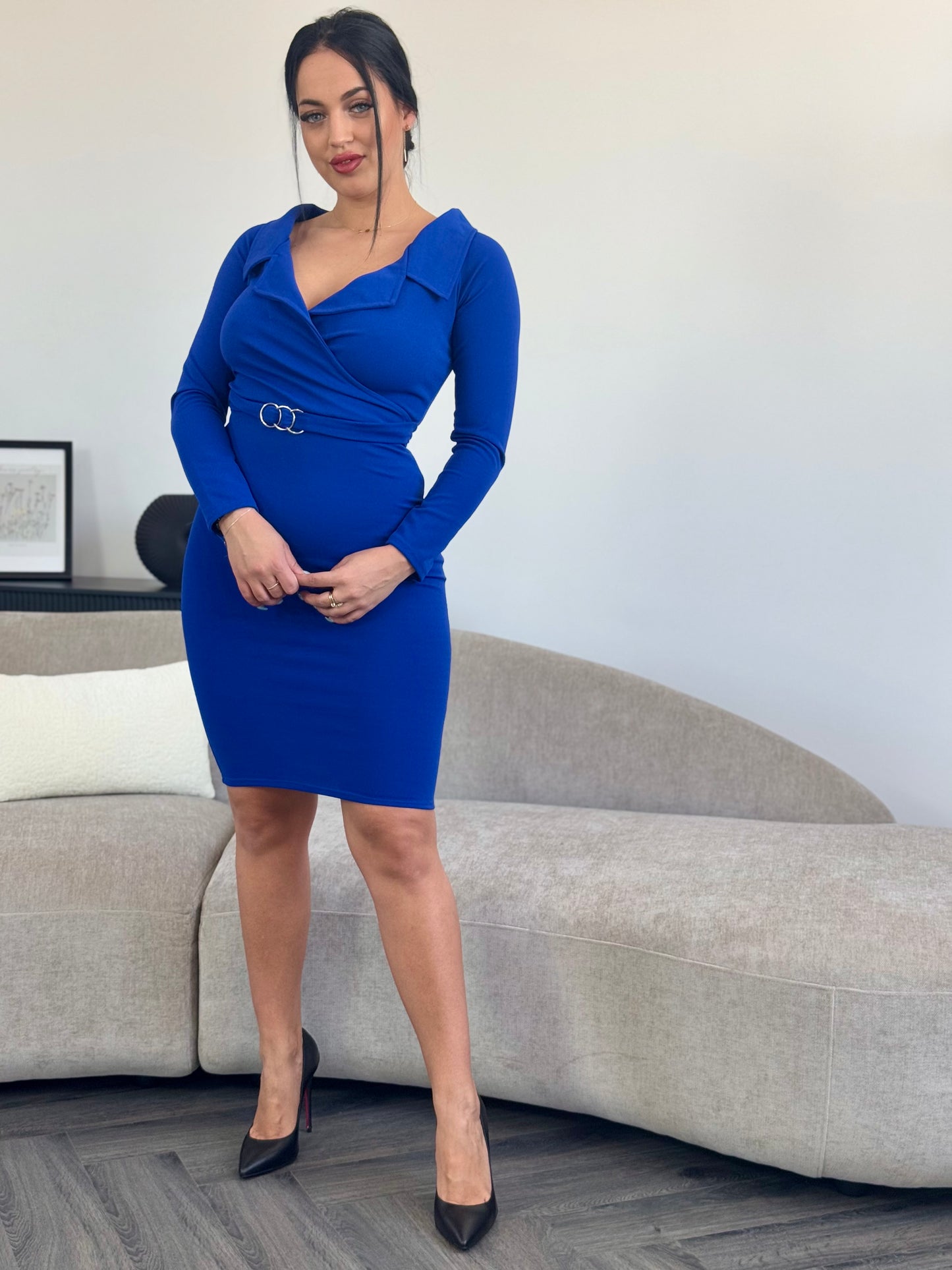 Rochie Carla - Albastru Electric