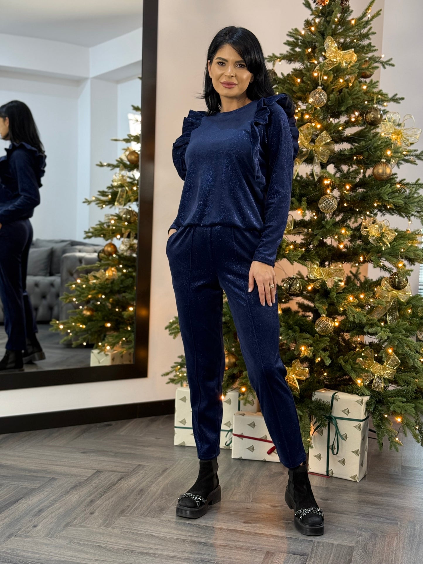 Costum Ellba - Bleumarin