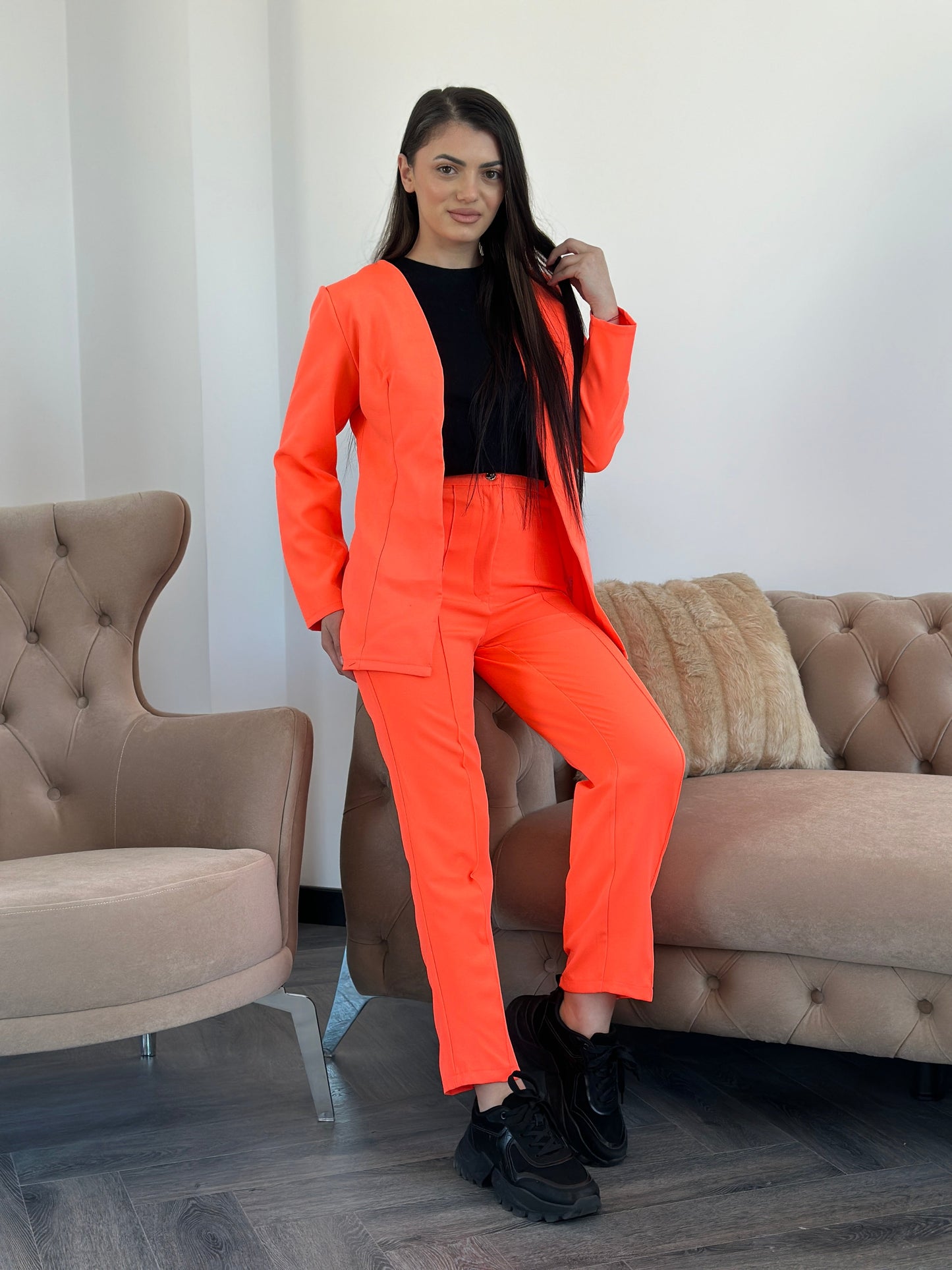 Costum Yvona - Red Orange