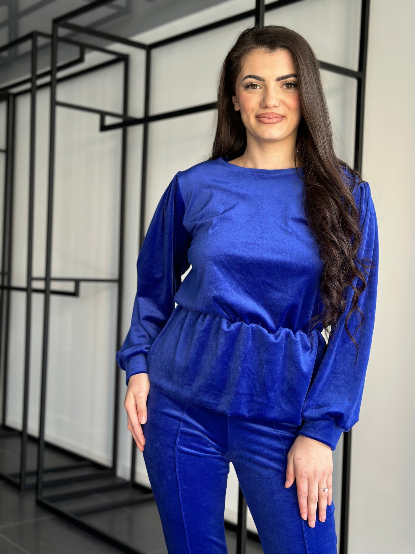 Costum Evelyn - Albastru Electric