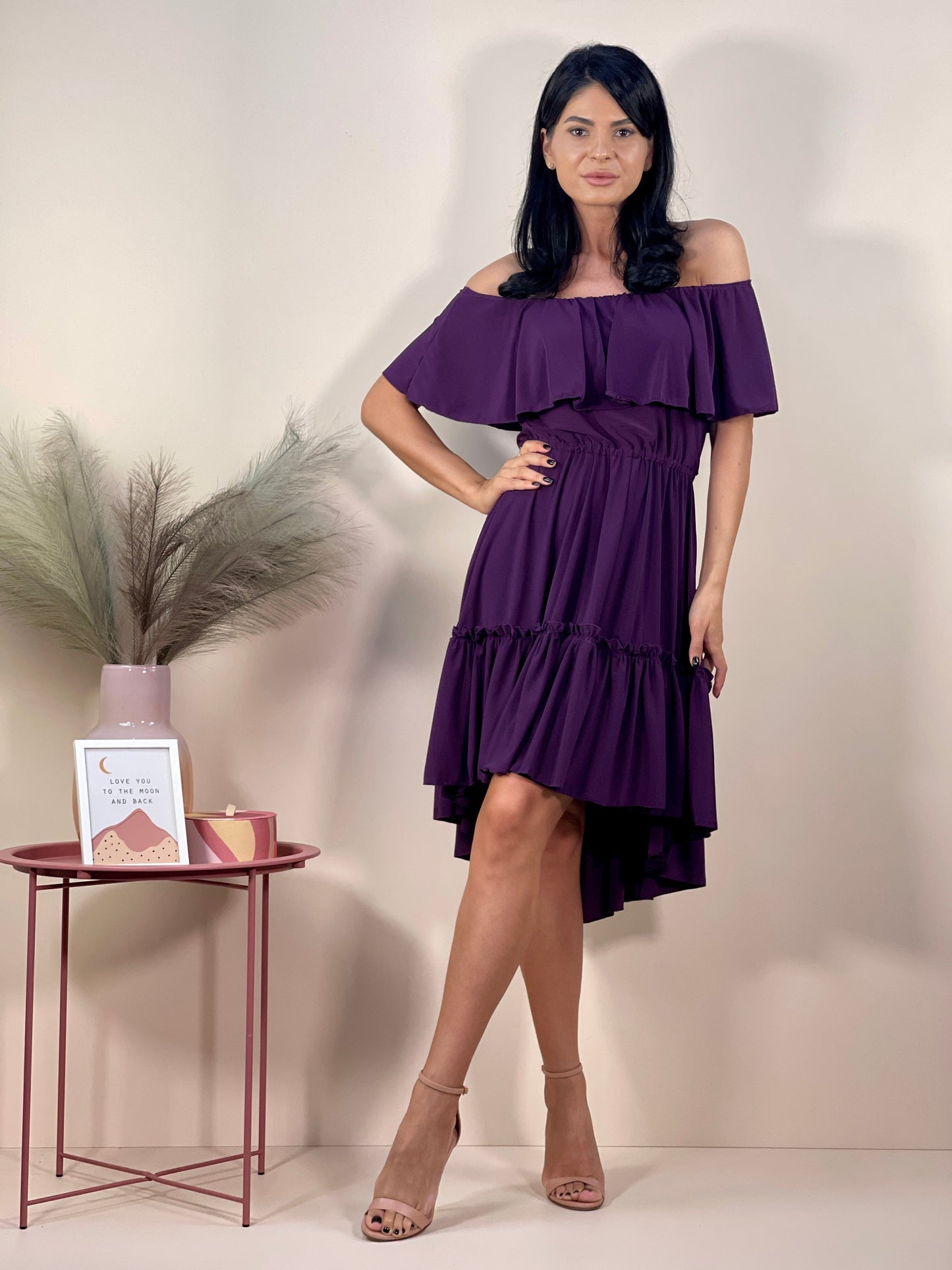 Rochie BELLA CHIC - Mov Inchis