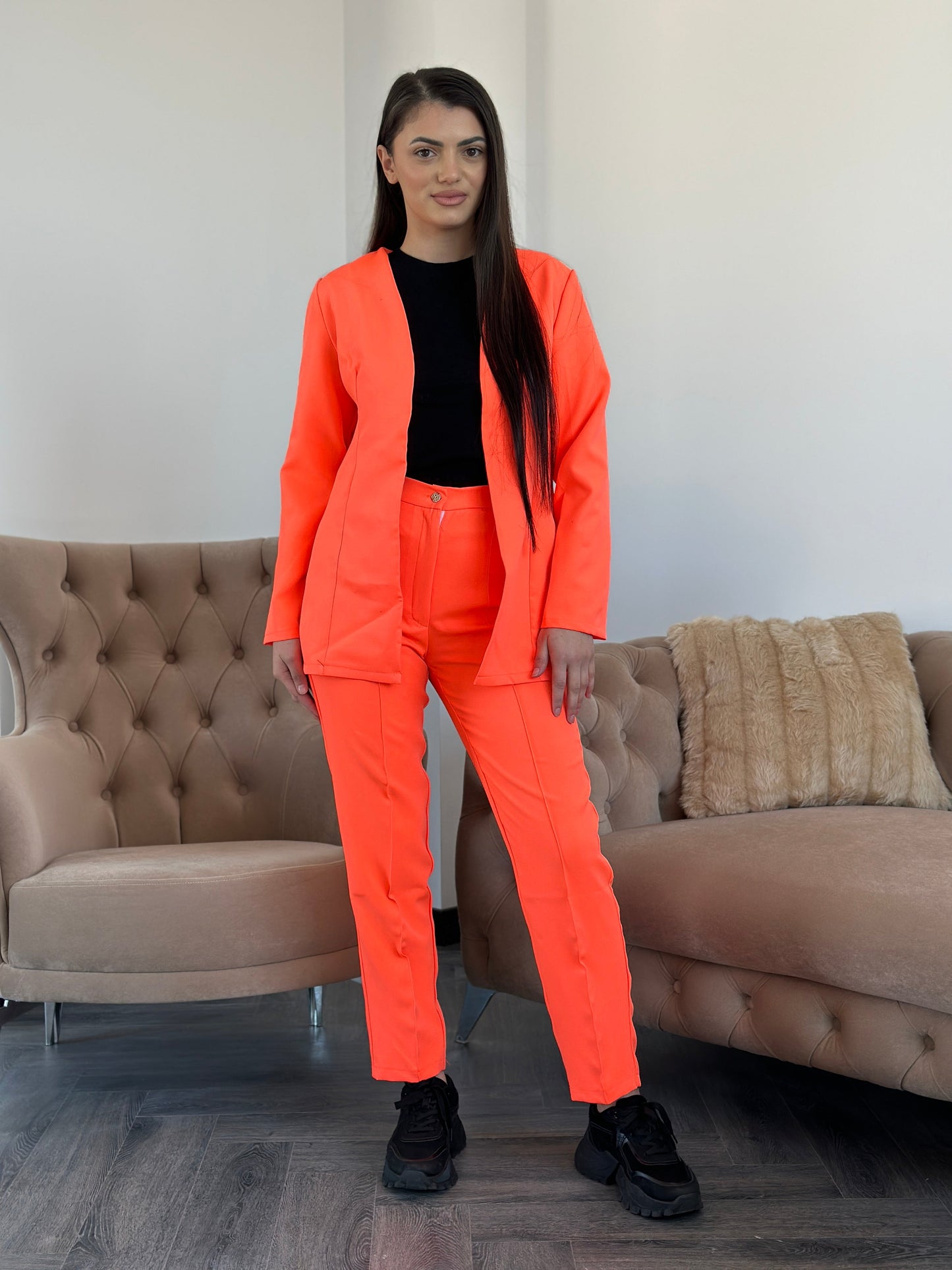 Costum Yvona - Red Orange
