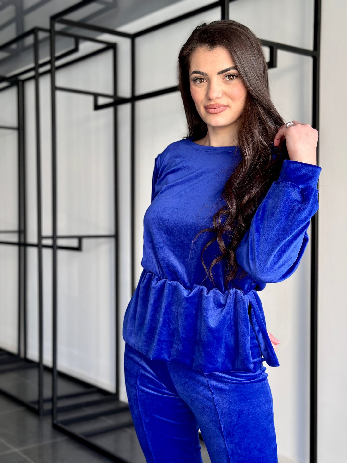 Costum Evelyn - Albastru Electric