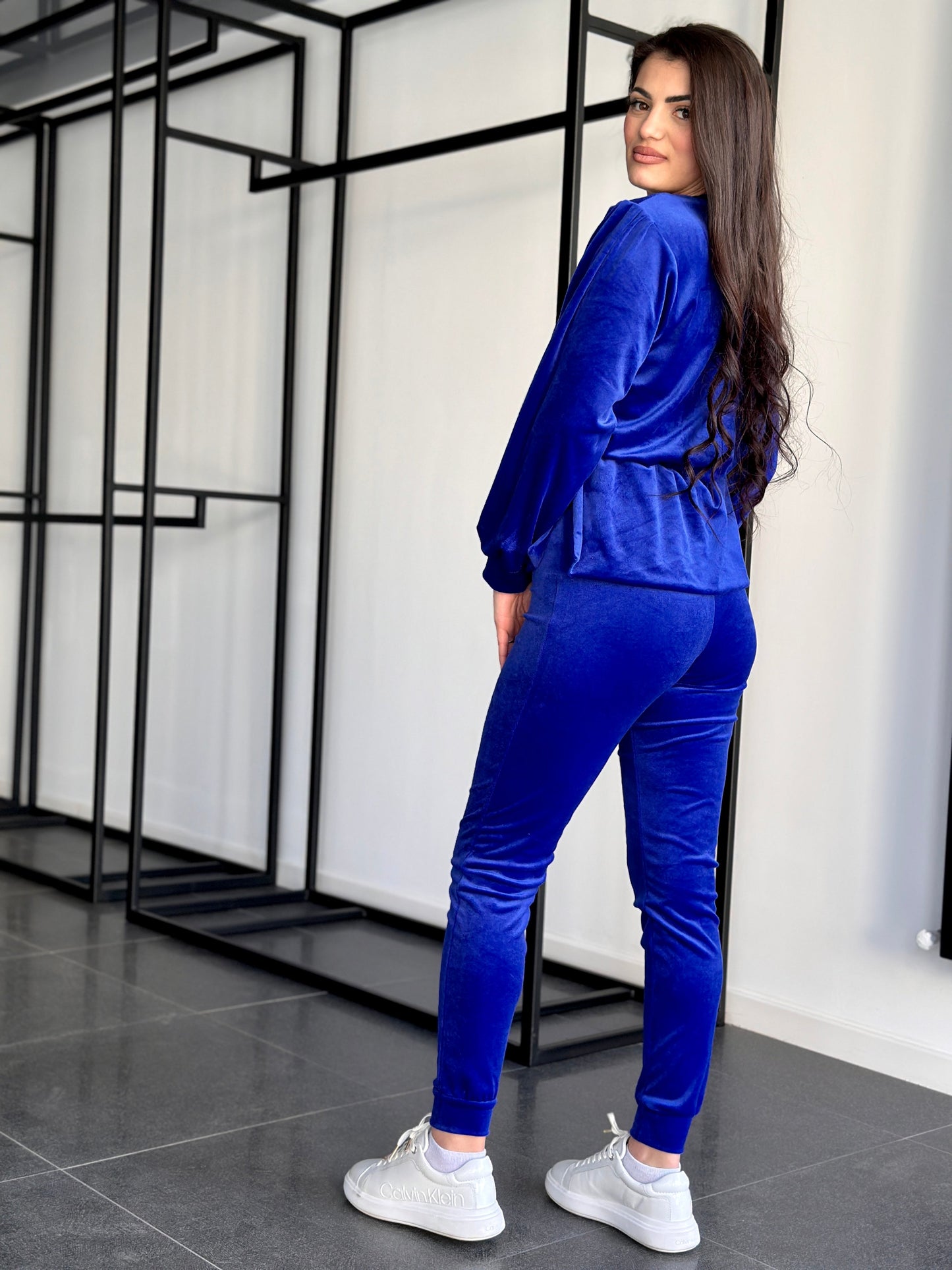 Costum Evelyn - Albastru Electric