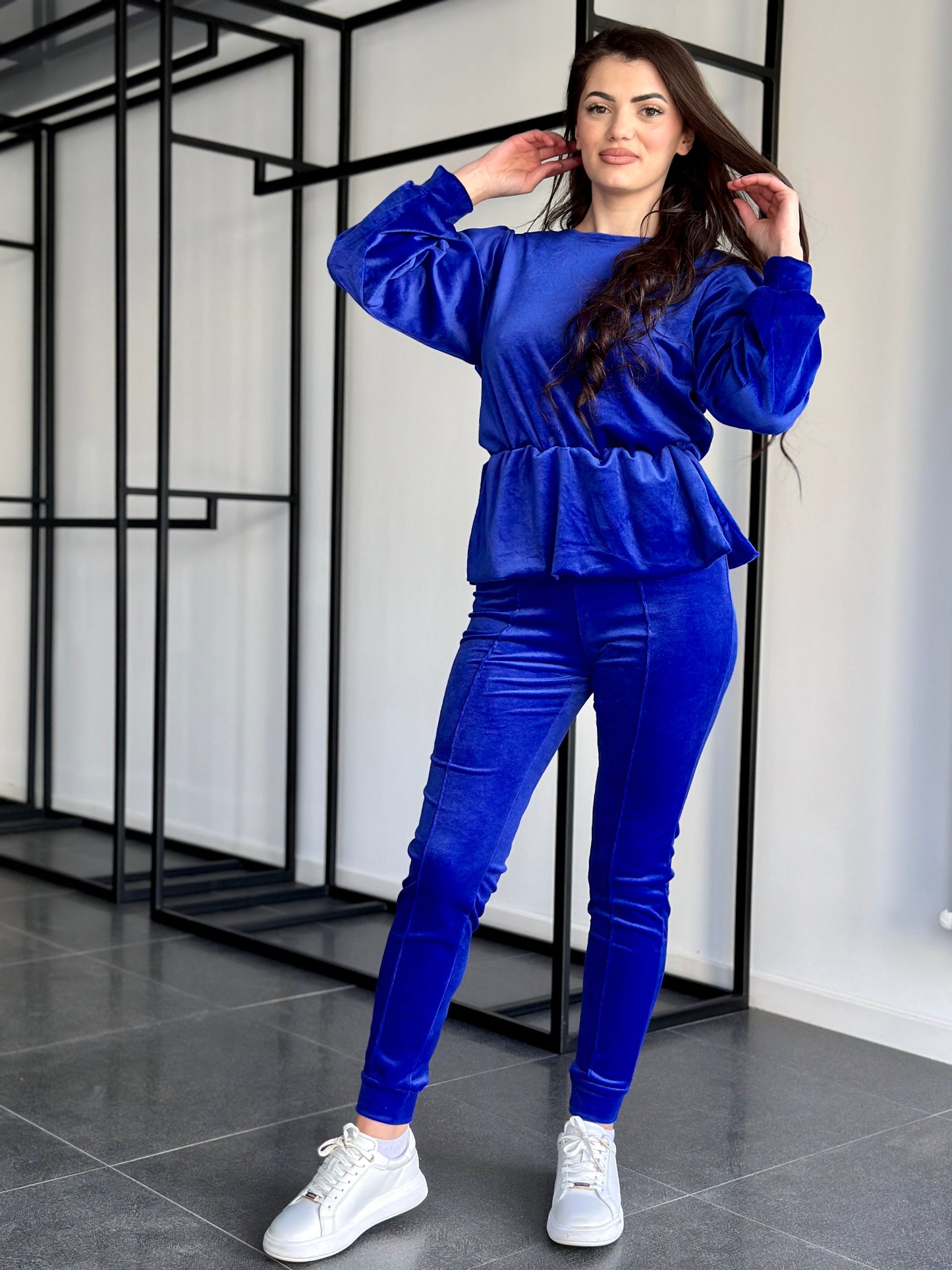 Costum Evelyn - Albastru Electric