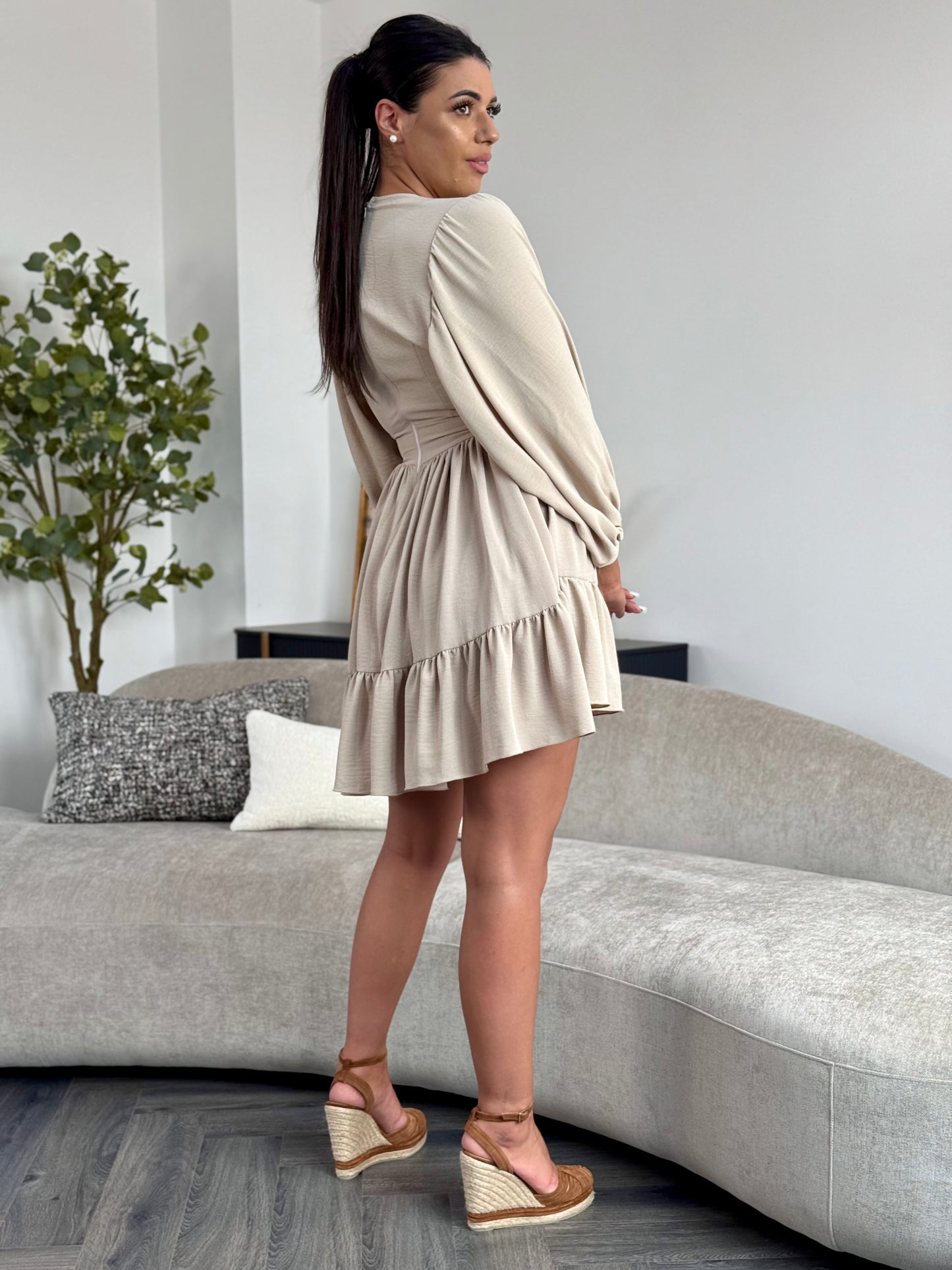 Rochie Christine - Bej