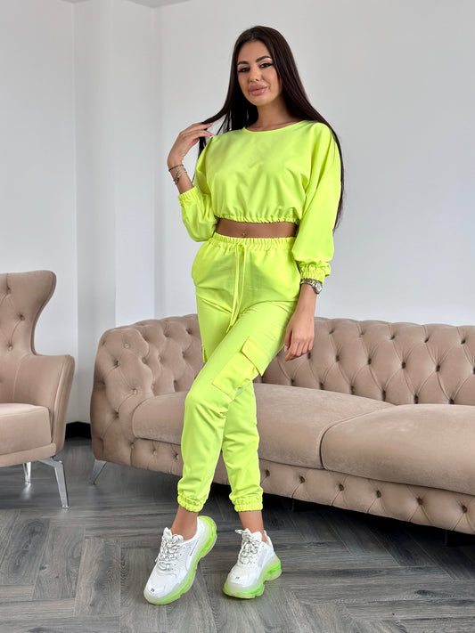 Costum Karina Summer - Verde Neon