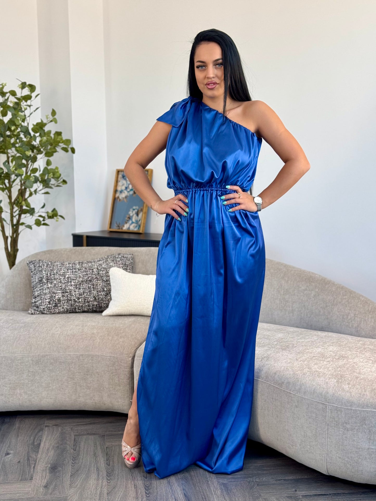 Rochie Tasha - Albastru denim