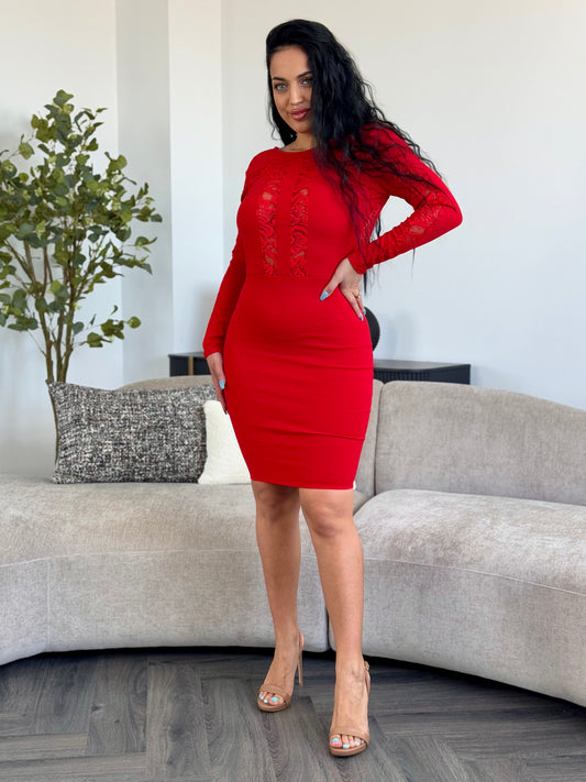 Rochie Gabby - Rosu