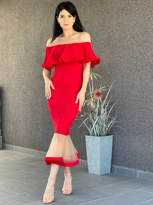 Rochie STEFANIA - Rosu