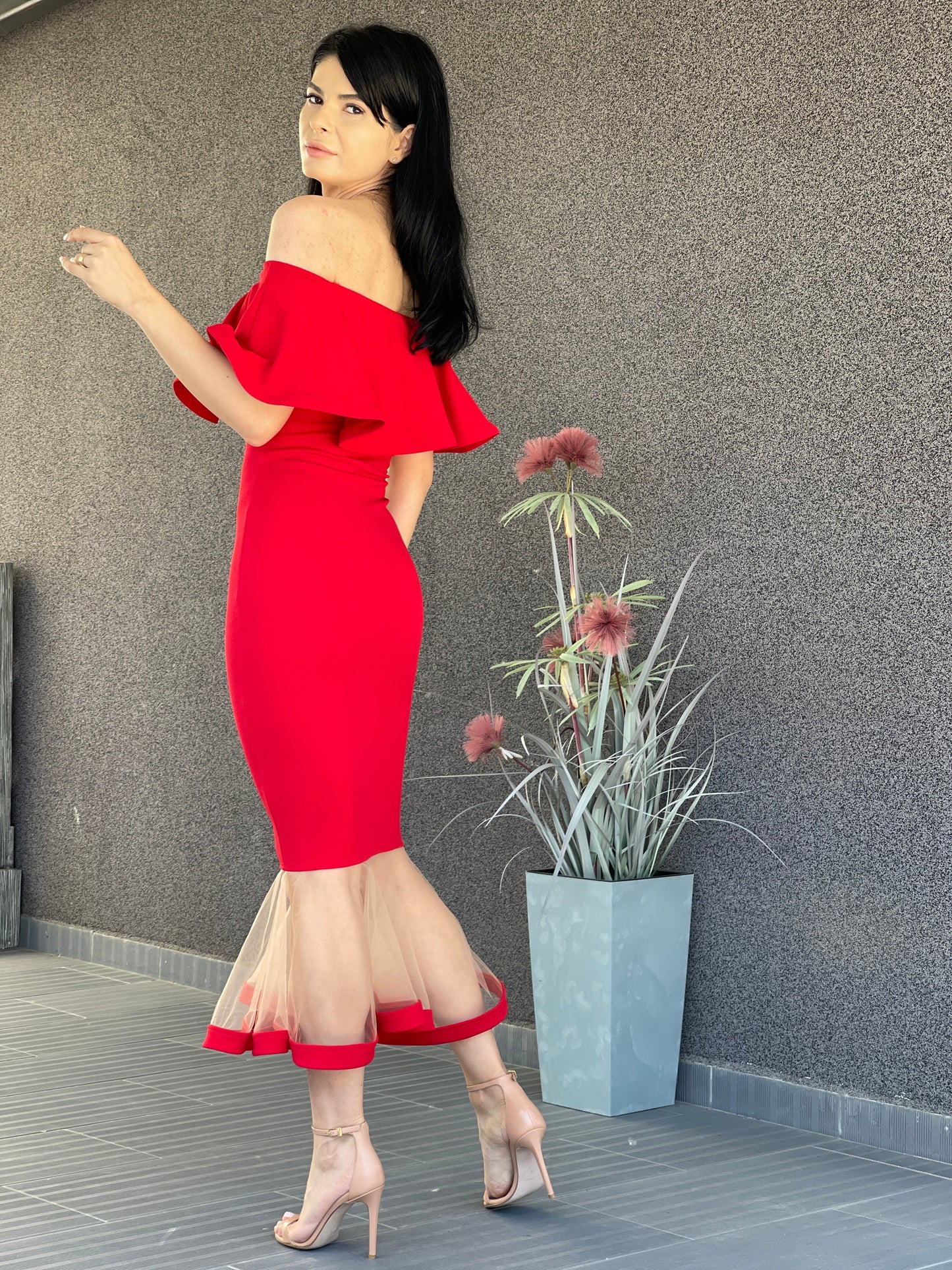 Rochie STEFANIA - Rosu
