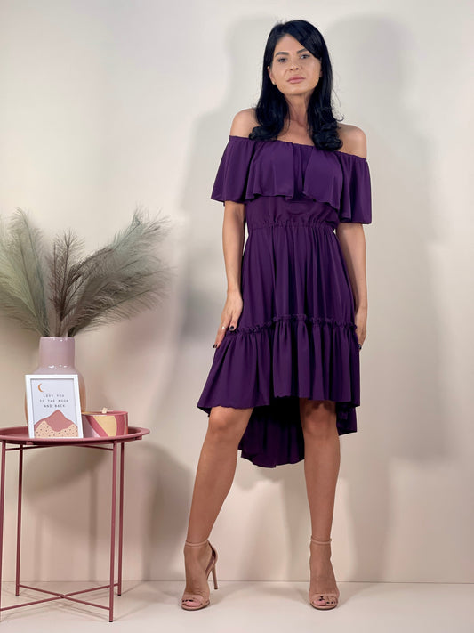Rochie BELLA CHIC - Mov Inchis