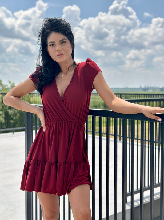 Rochie SELENA - Bordo